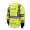 Dewalt Type R Class 3, Type R Class 3, Polyester Fleece, Hi-Vis Green / Black, 2X DSJ32-3ZGS-2X - alternate 5